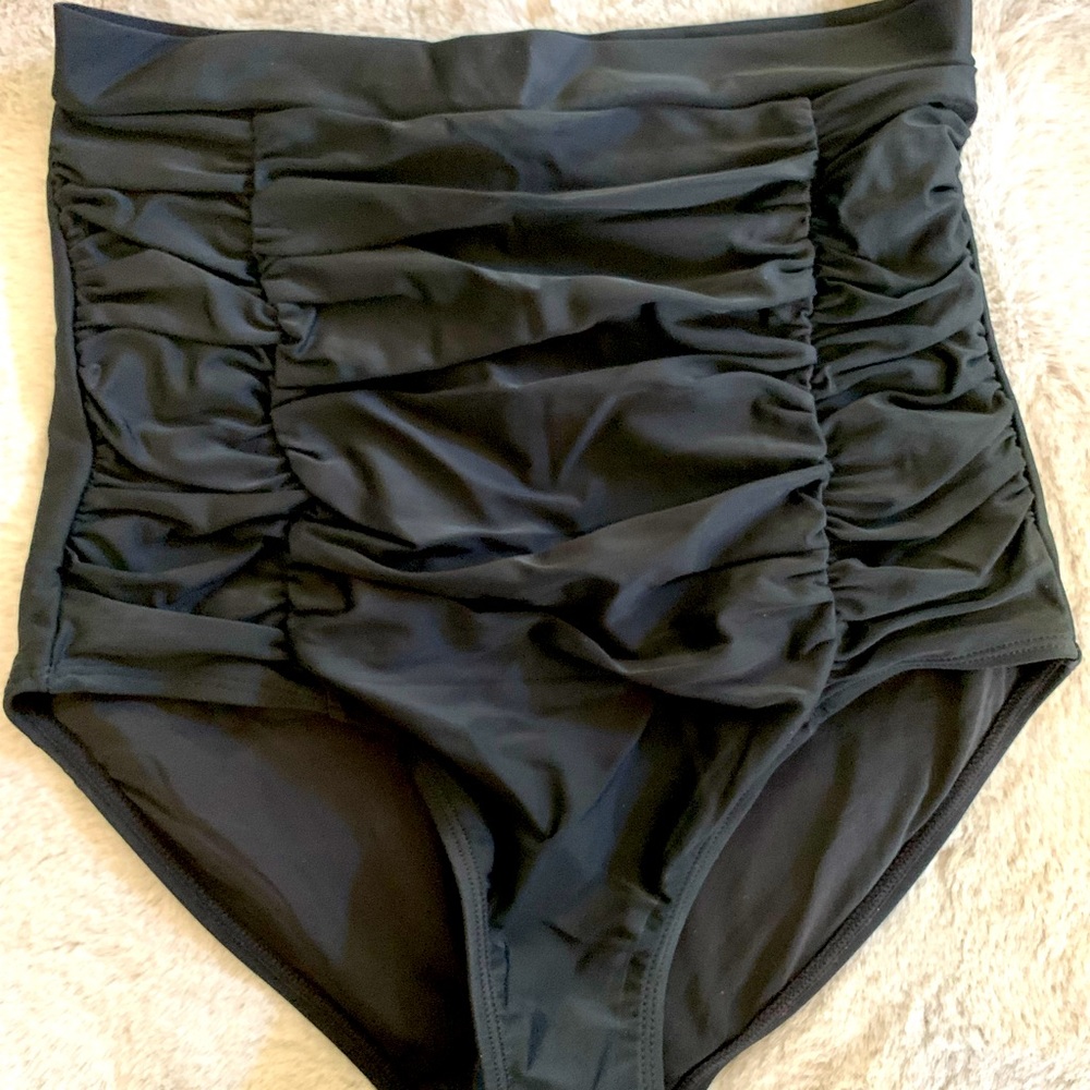 High waisted swim suit shapewear bottoms. NWT.medium